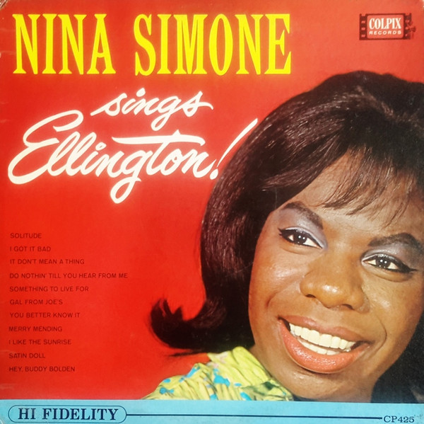Nina Simone Sings Ellington cover