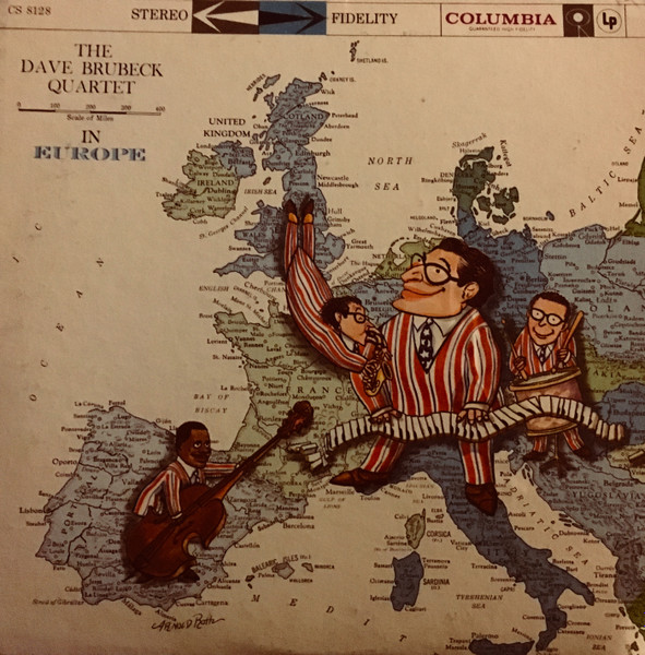 The Dave Brubeck Quartet In Europe cover