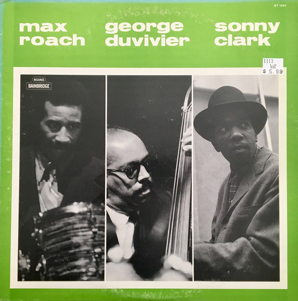 Max Roach | George Duvivier | Sonny Clark cover