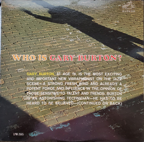 Who Is Gary Burton? cover