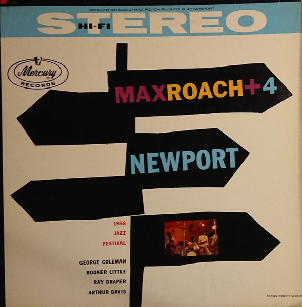 Max Roach + Four At Newport cover