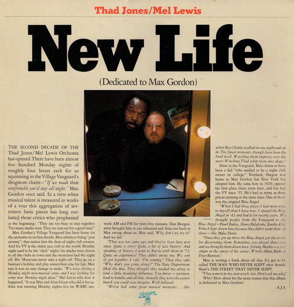 New Life (Dedicated To Max Gordon) cover