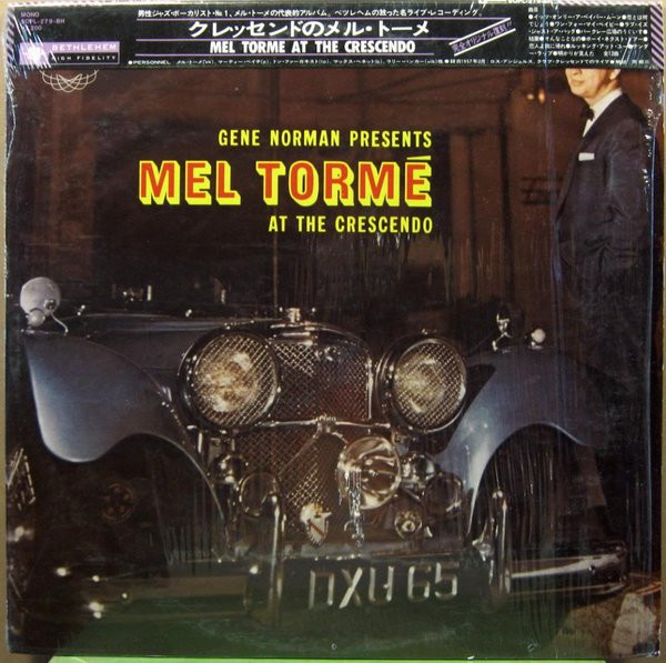 Gene Norman Presents Mel Torme At The Crescendo cover