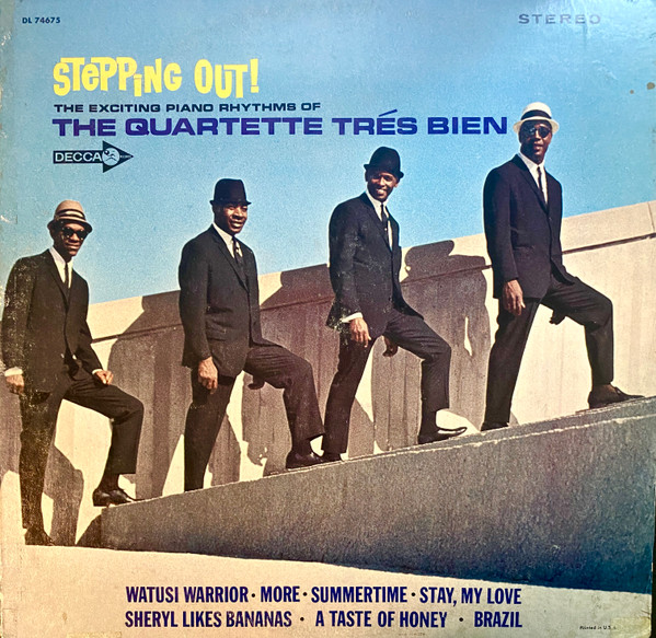 Stepping Out! The Exciting Piano Rhythms Of The Quartette Trés Bien cover